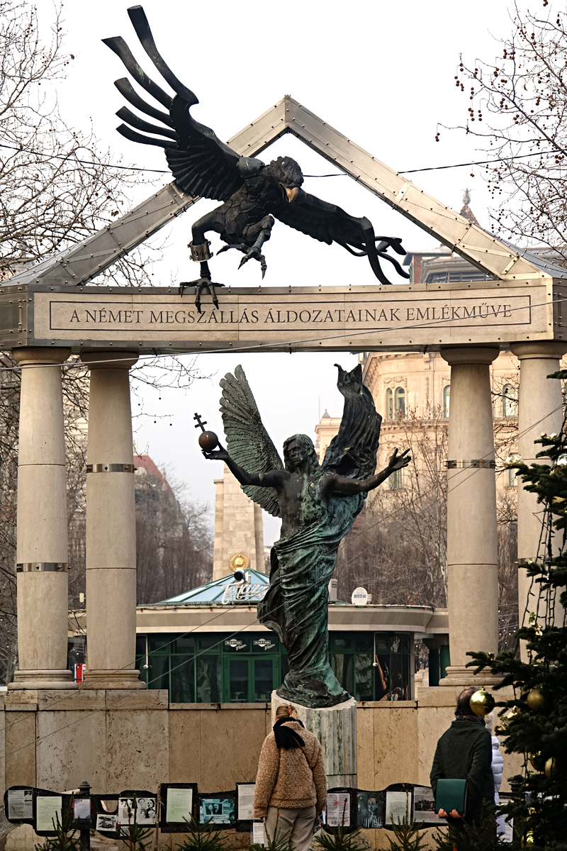 Budapest - Gedenkstätte für die Opfer der Deutschen Besetzung