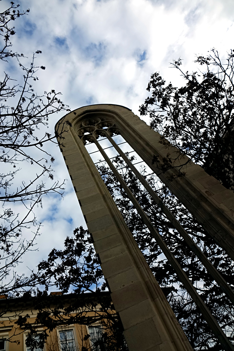 Budapest - Ruine der Maria-Magdalena-Kirche