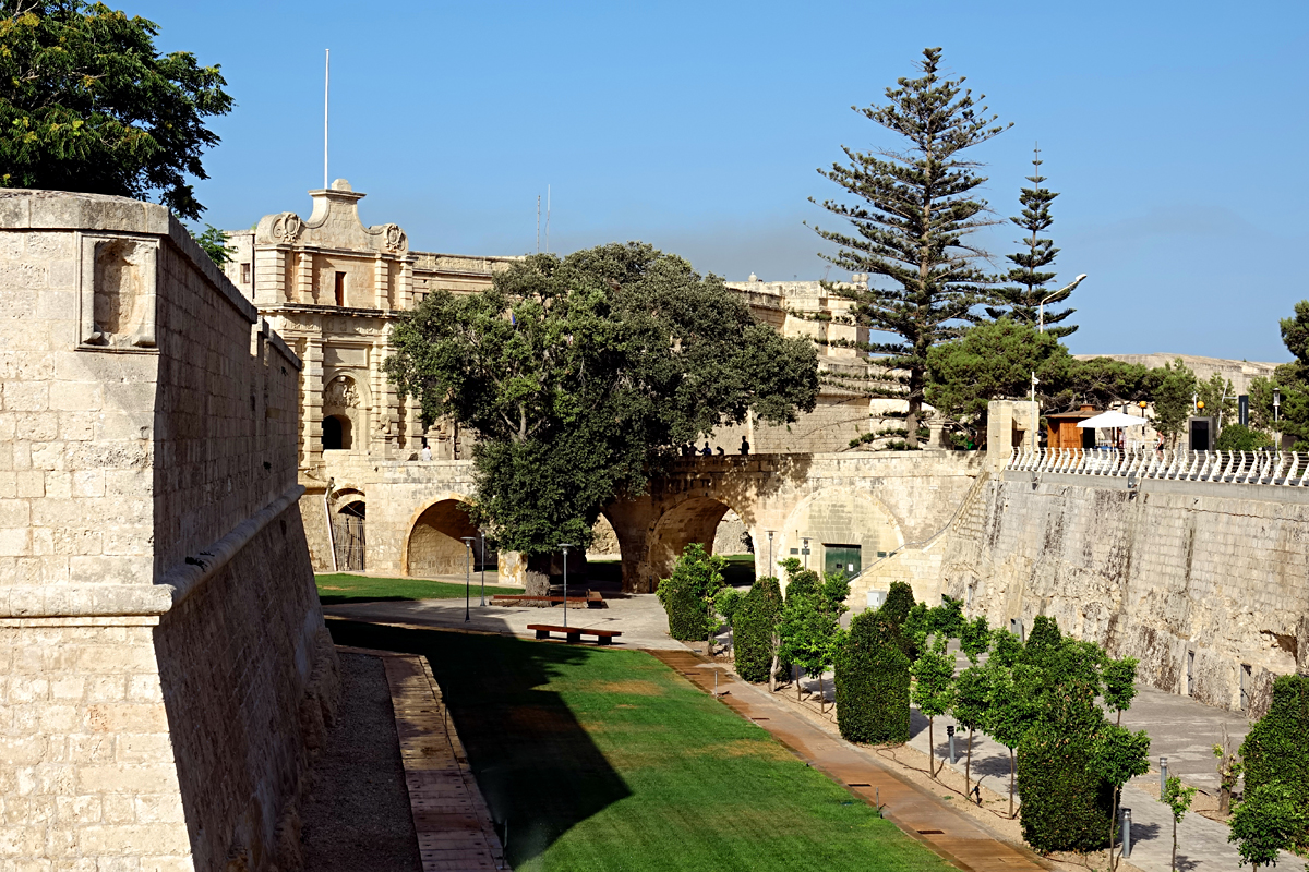 Mdina - Stadtmauer