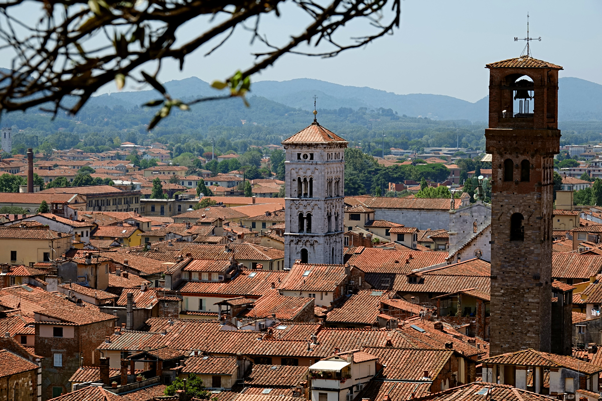 Lucca 2021 - Ausblick vom Torre Guinigi