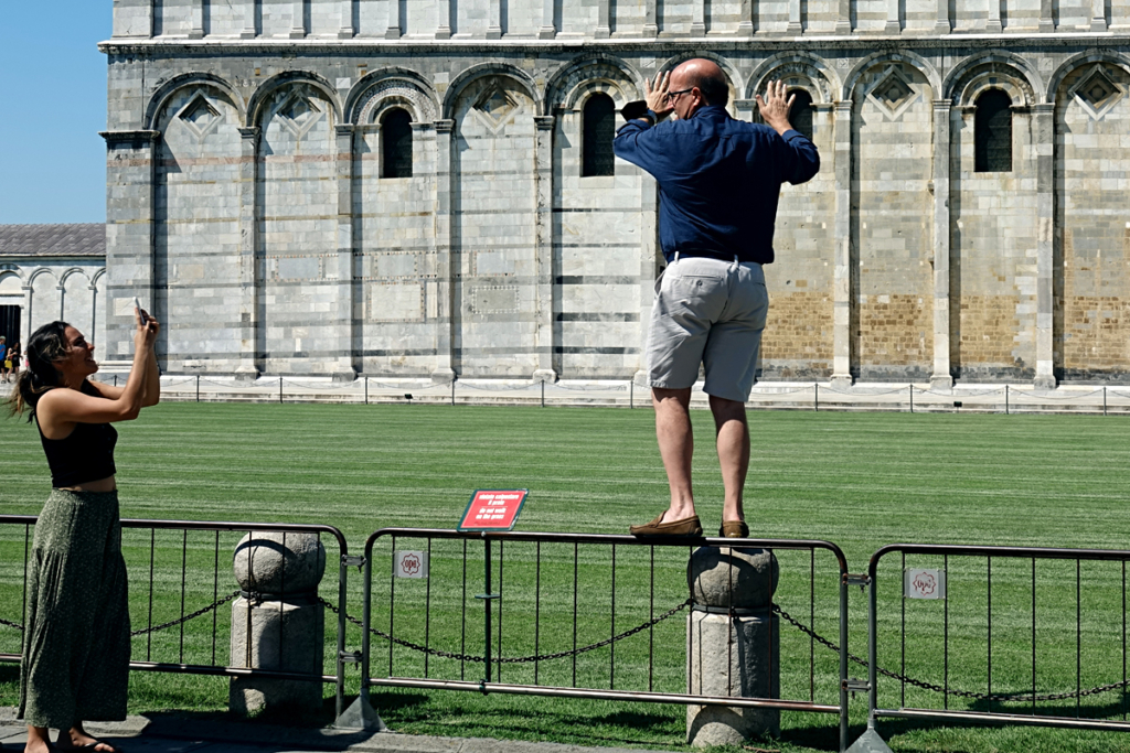 Pisa 2021 – die Pisa-Pose