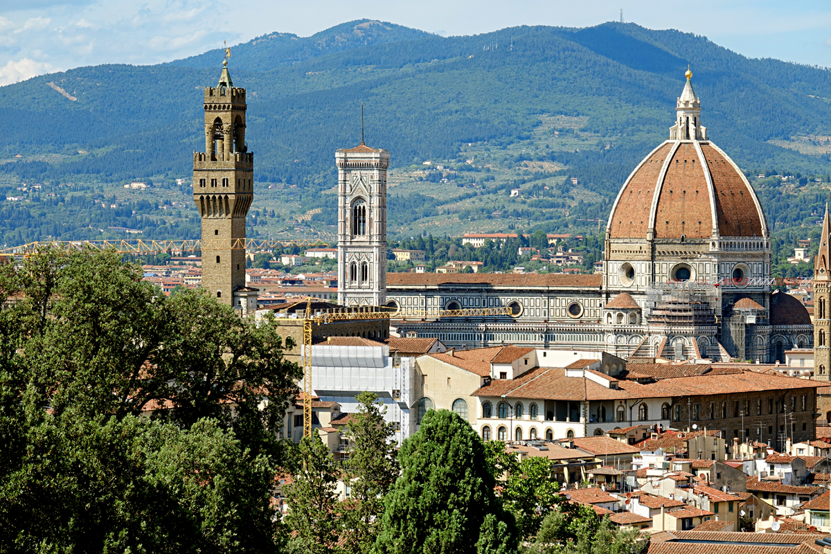 Florenz 2021 - Dom von Florenz von Villa Bardini