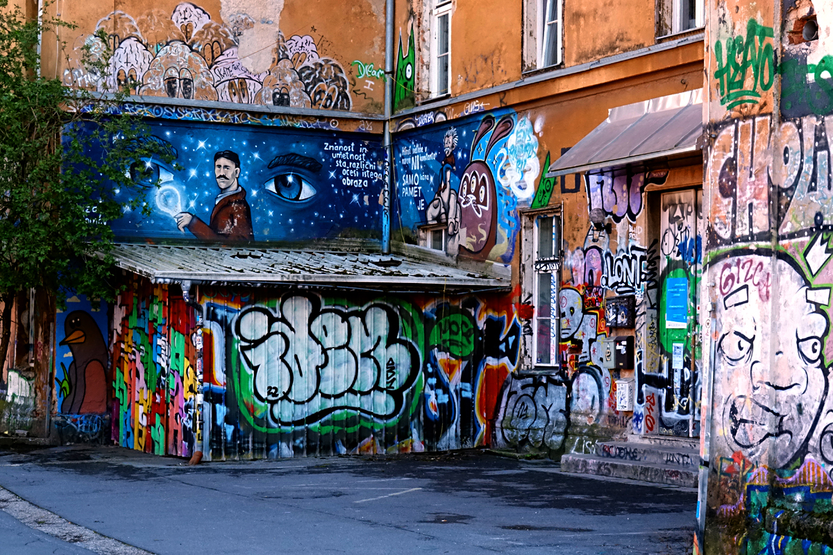 Lubjana 2022 - Metelkova Mesto