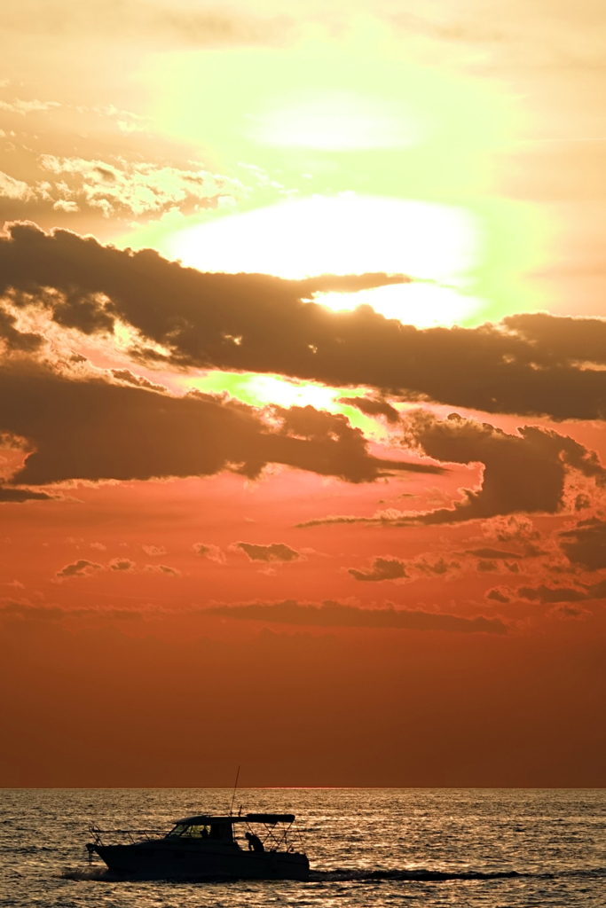Slowenien 2022 - Sonnenuntergang in Ankaran
