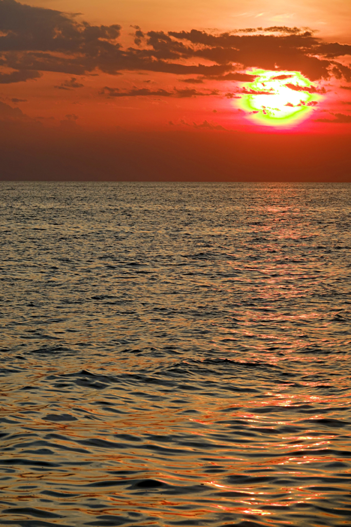 Slowenien 2022 - Sonnenuntergang in Ankaran