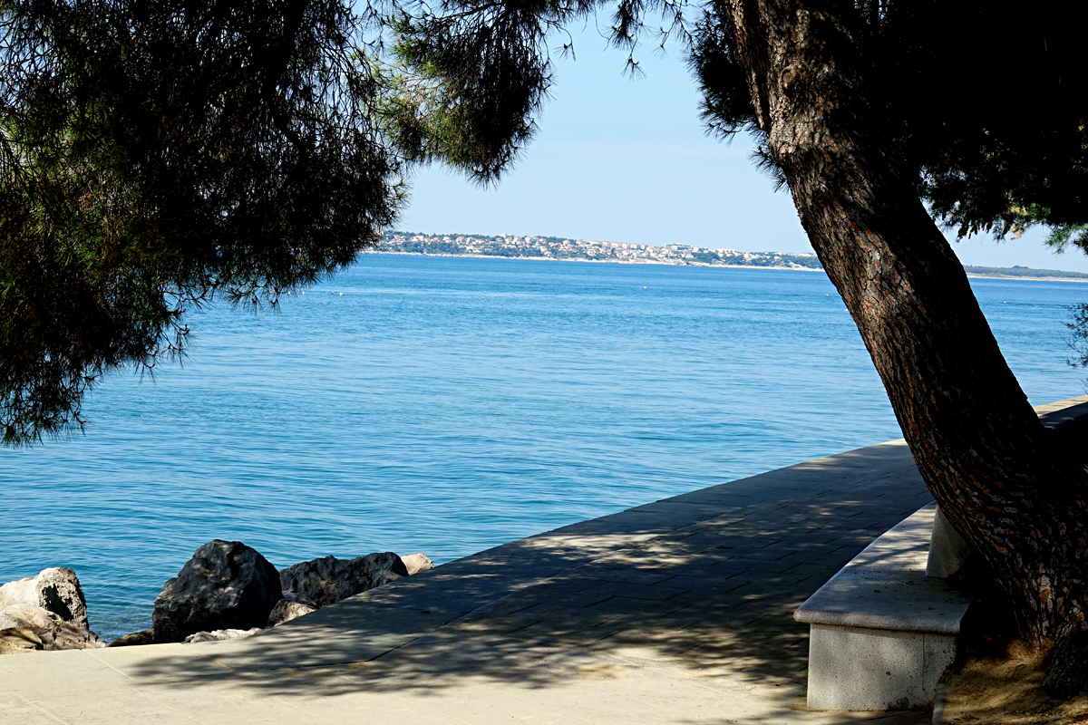 Slowenien 2022 - Piran, Uferpromenade nach Portorož