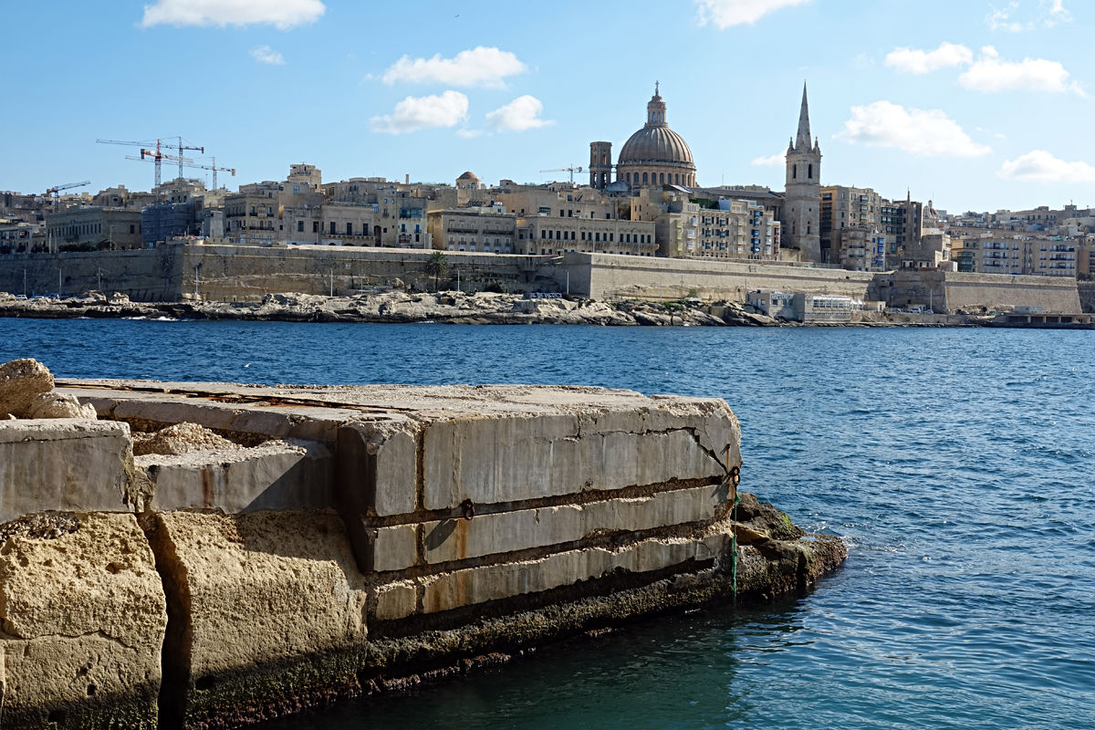 Sliema - Blick auf Valletta