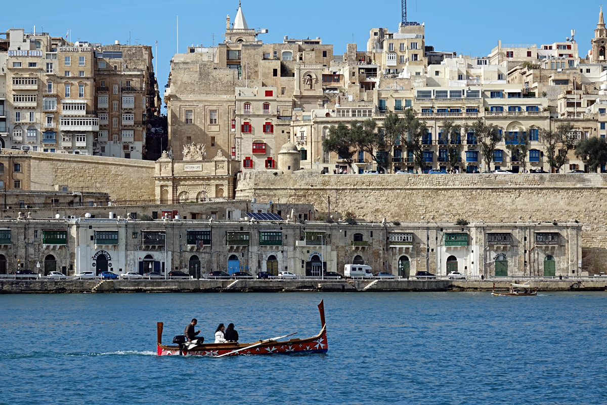 Blick nach Valletta