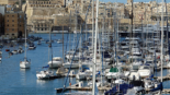 Hafen von Birgu mit Blick auf Valletta