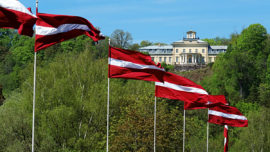 Sigulda - Blick auf Schloß Krimulda