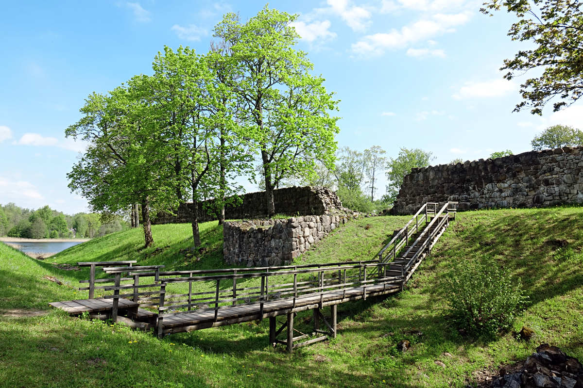 Āraišu - Ruine der Ordensburg