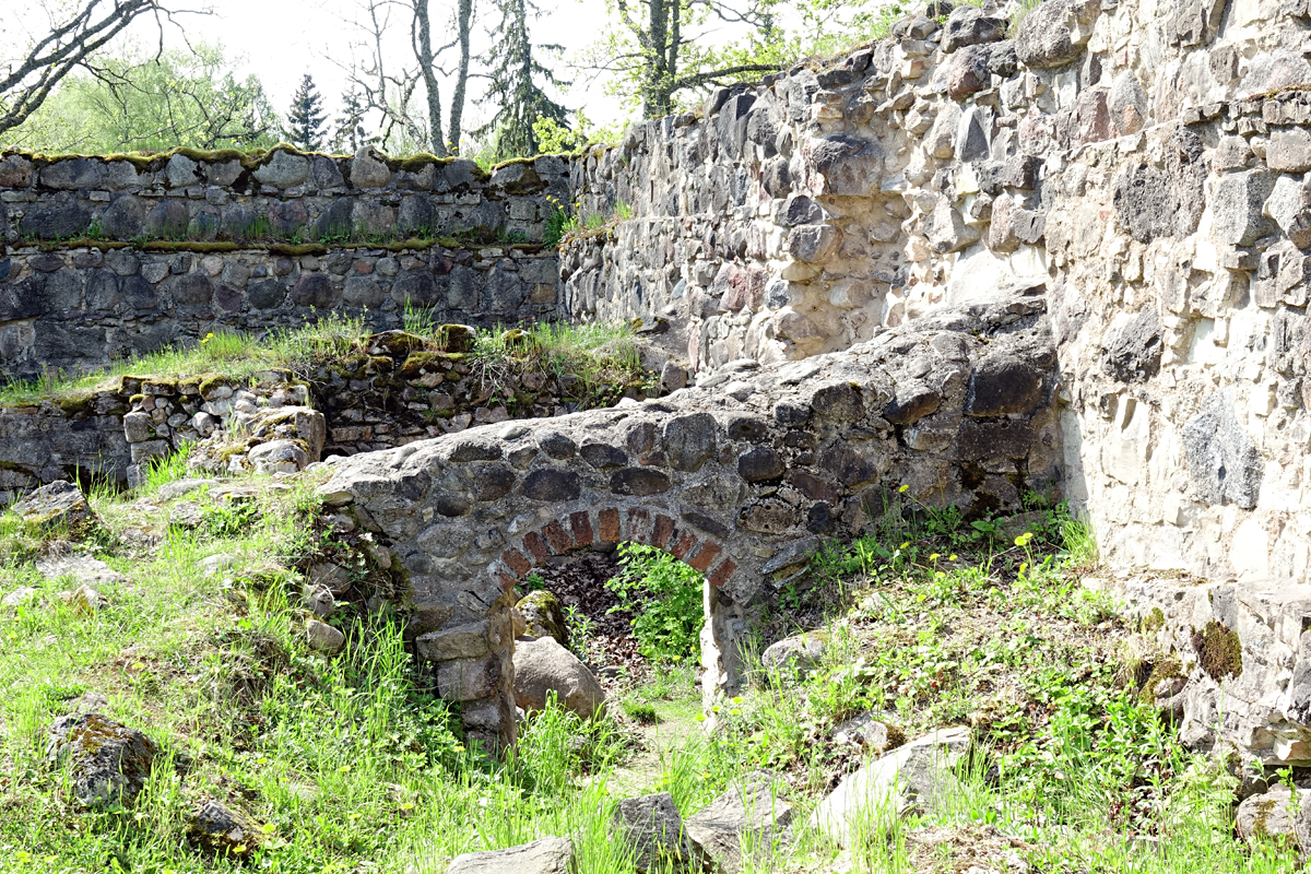 Āraišu - Ruine der Ordensburg