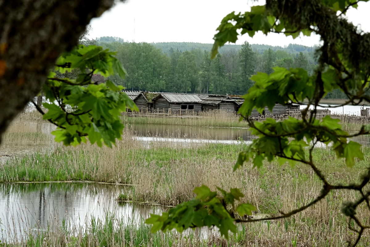Āraišu - rekonstruierte Pfahlbautensiedlung