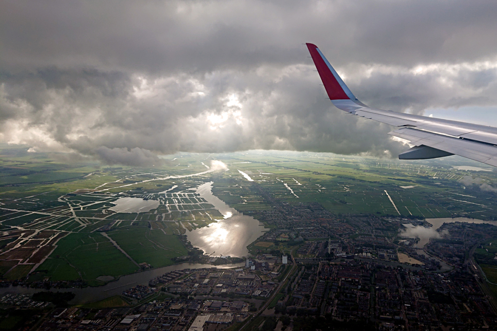 Landeanflug auf Amsterdam