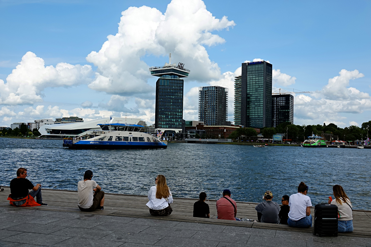 Amsterdam - Blick auf Amsterdam Noord