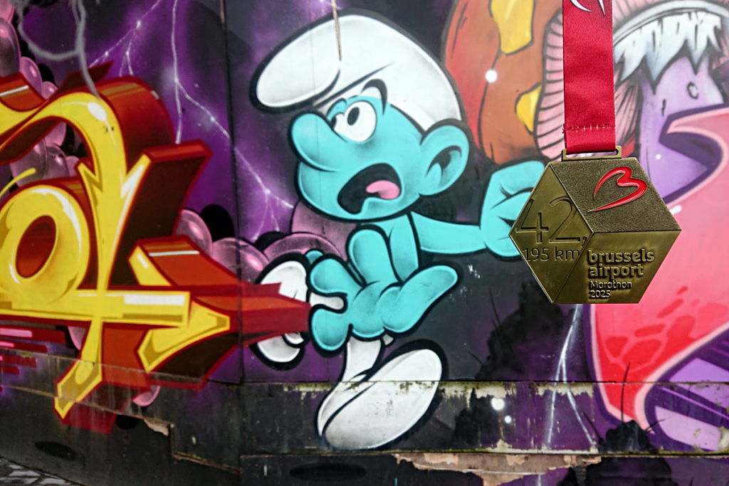 Brüssel Marathon 2025 - Finisher Medaillie