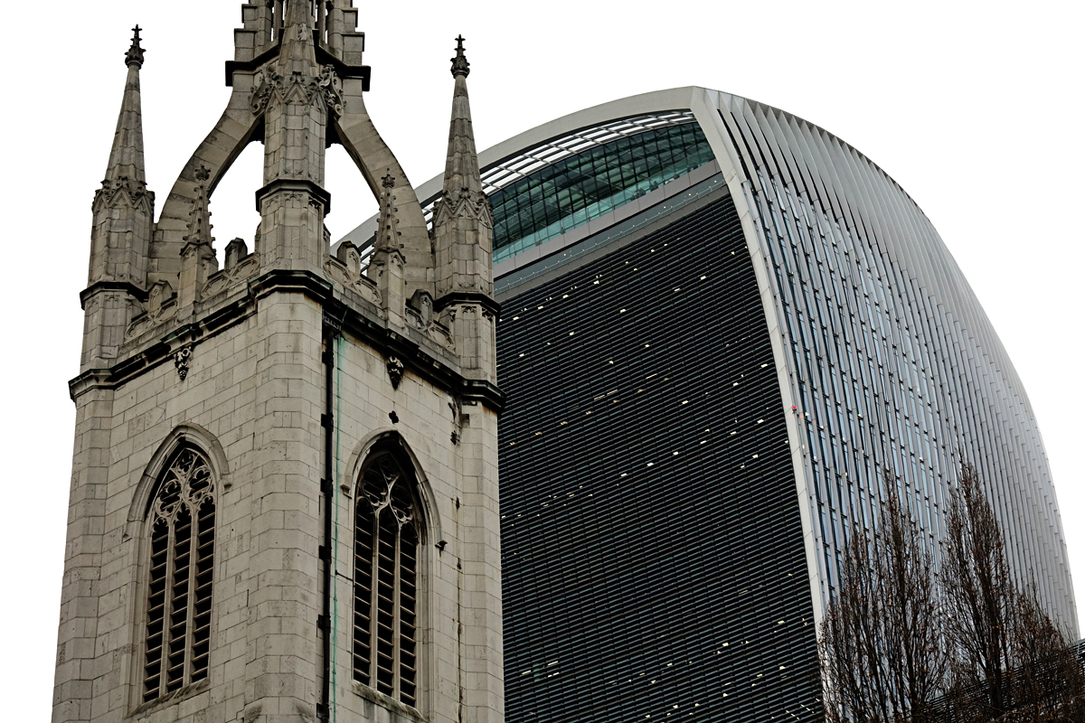 2020-01-03-London-DSC02491 London - St Dunstan-in-the-East Kirche und 20 Fenchurch Street